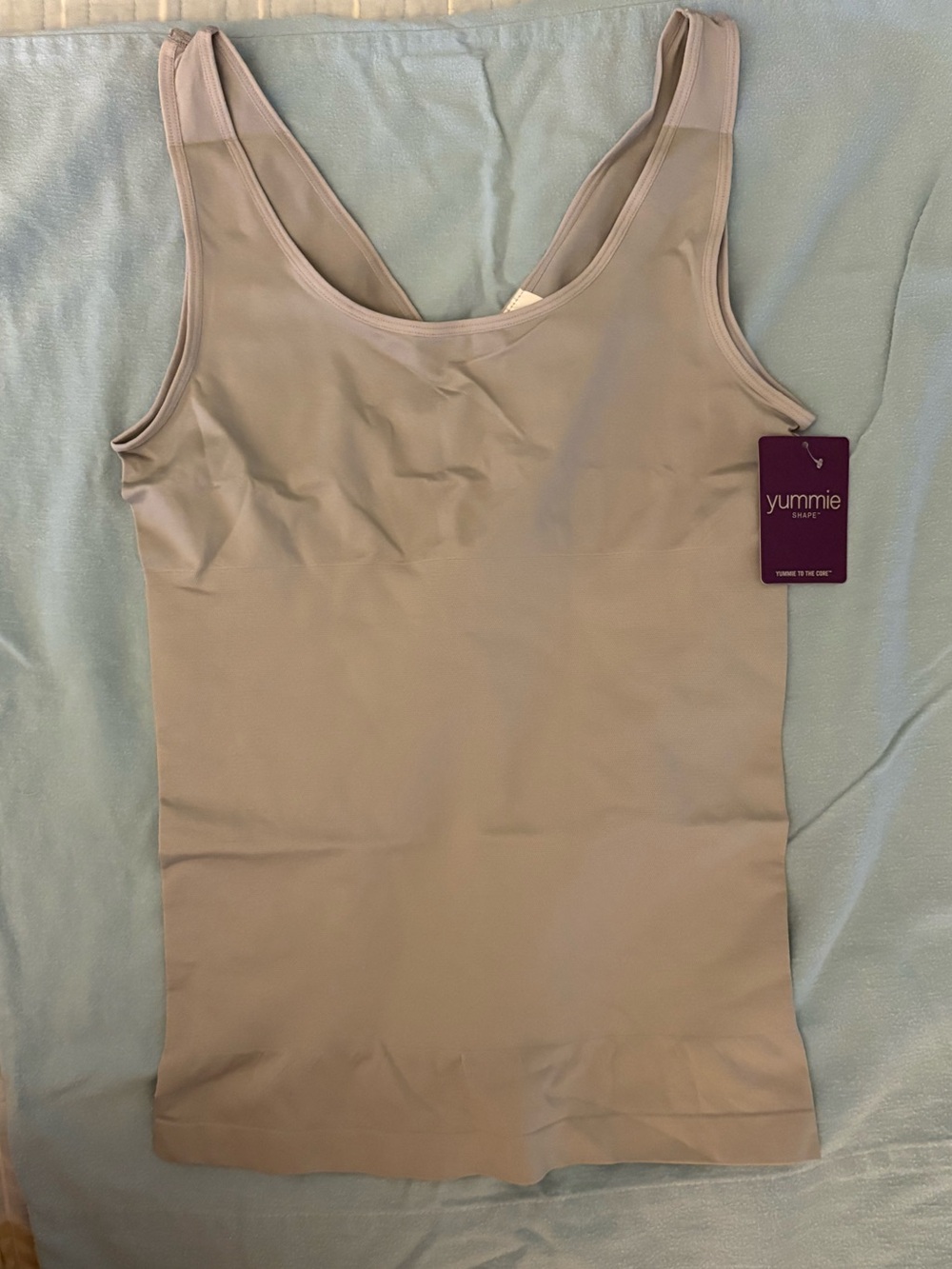 2-Way Reversible Shaping Tank Top by YUMMIE. Gray L/XL. “NIP” - Picture 2 of 8